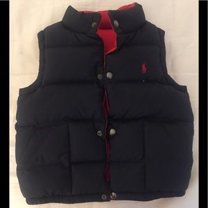 Boys Polo vest, reversible